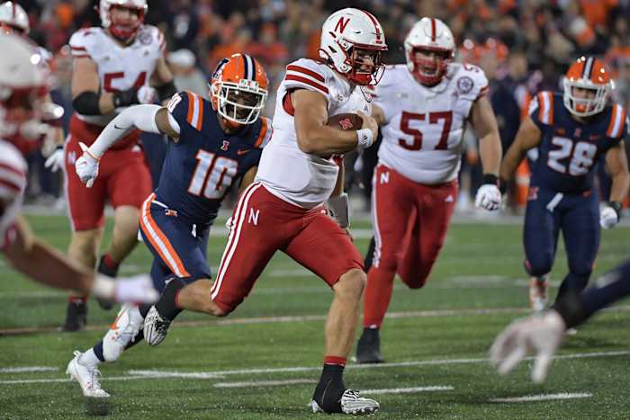 NU vs. Illinois 2023 - Heinrich Haarberg touchdown run
